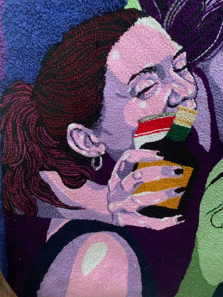 Original Figurative People Mixed Media by Llinos Owen