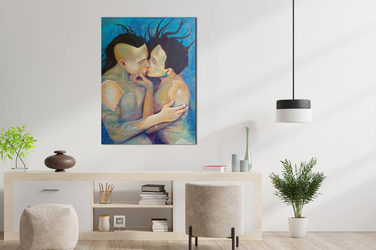 Original Interiors Painting by Nasser Moreno