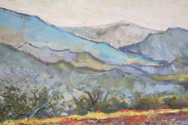 Original Impressionism Landscape Painting by Zurab Sharvadze