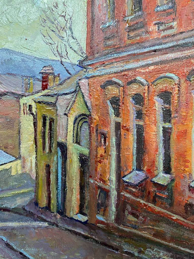 Original Impressionism Cities Painting by Zurab Sharvadze