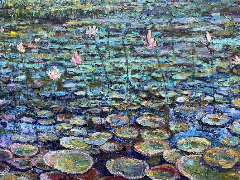 Original Expressionism Landscape Painting by Zurab Sharvadze