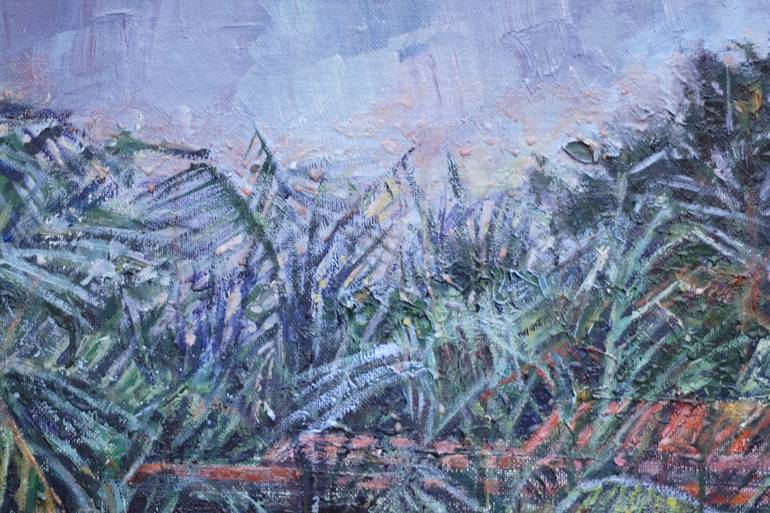 Original Expressionism Landscape Painting by Zurab Sharvadze