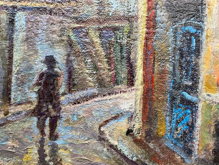 Original Expressionism Cities Painting by Zurab Sharvadze