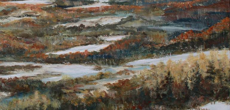 Original Impressionism Landscape Painting by Letizia Nelson