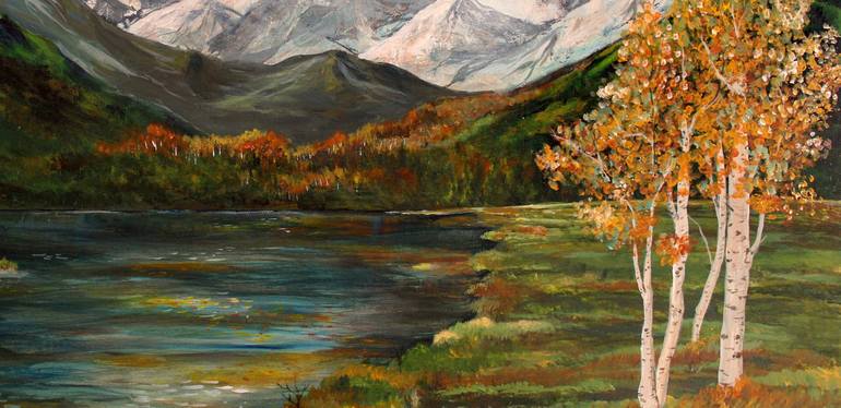 Original Fine Art Landscape Painting by Letizia Nelson