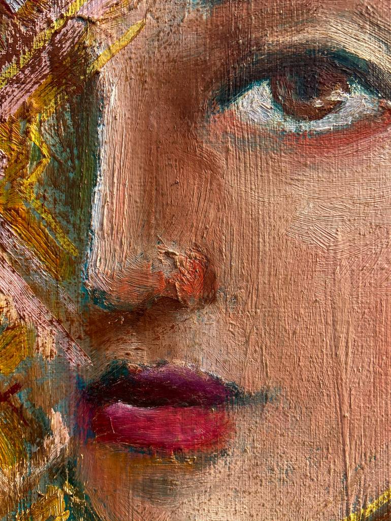 Original Pop Art Women Painting by Diana Hryshchenkova