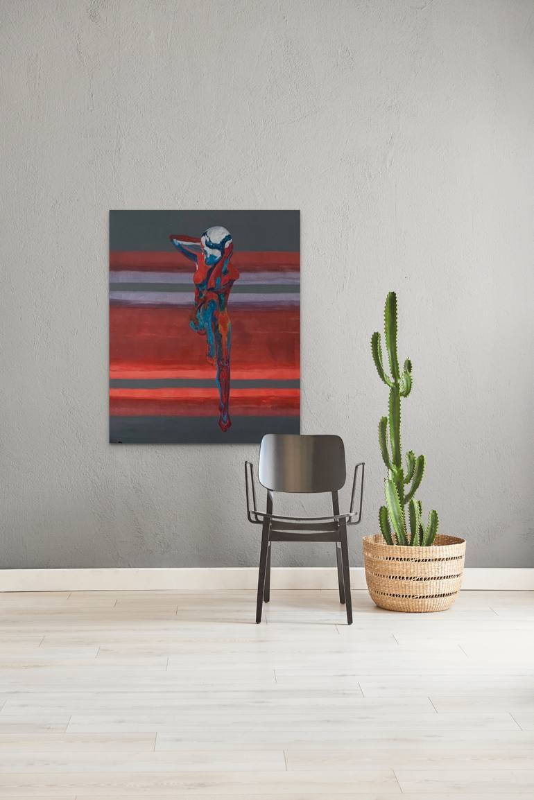 Original Abstract Expressionism Abstract Painting by Nina Gierasimczuk