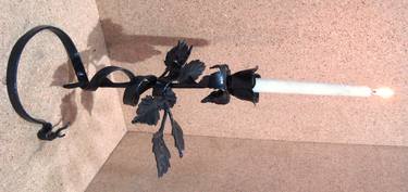 forged candlestick "Rose" thumb