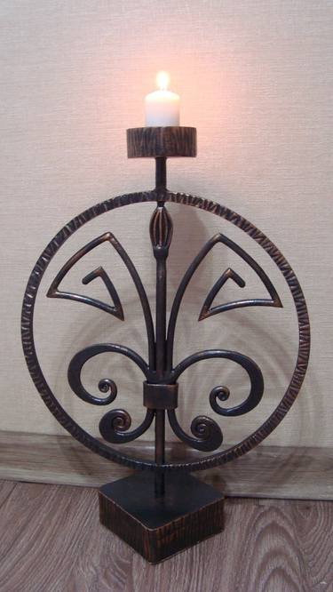 forged candlestick thumb