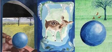 Original Animal Paintings by Diana de Molinari