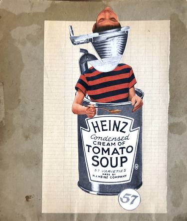 Print of Dada Food Collage by Babette Delavega