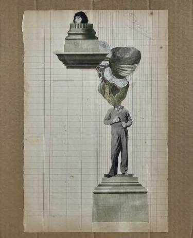 Print of Dada Mortality Collage by Babette Delavega