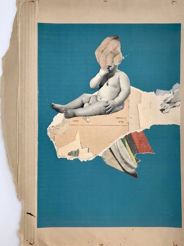 Print of Dada Children Collage by Babette Delavega