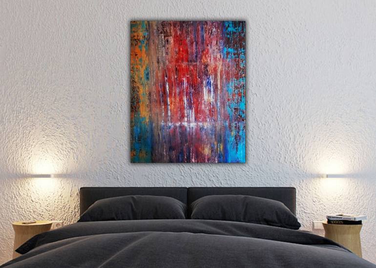 Original Art Deco Abstract Painting by Robert Martin Abstracts