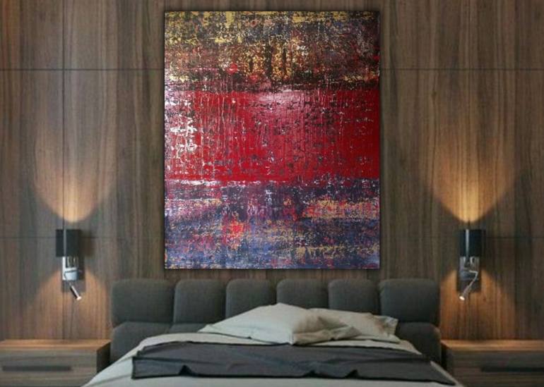 Original Art Deco Abstract Painting by Robert Martin Abstracts