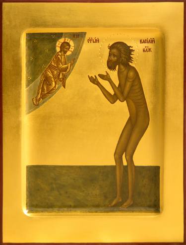 Icon of St. Basil the Blessed thumb