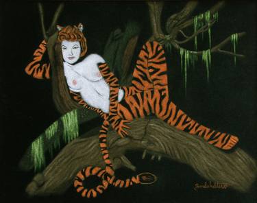 Print of Erotic Paintings by Diane Shilkitus