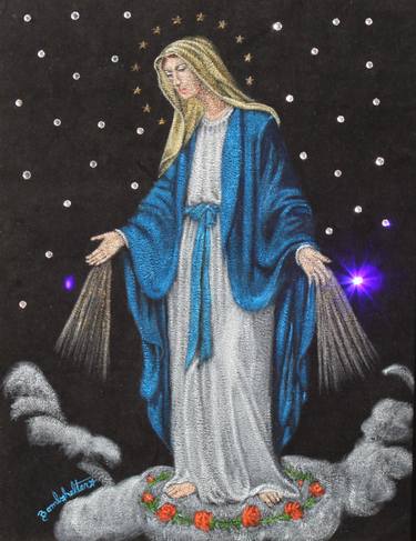 Print of Pop Art Religious Paintings by Diane Shilkitus
