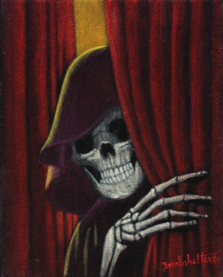 Death S Curtain Call Painting By Diane Shilkitus Saatchi Art