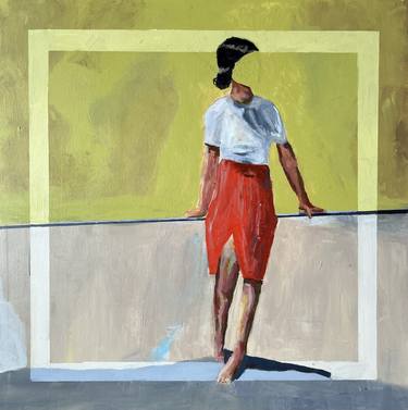 Original Figurative Beach Paintings by Sarah B