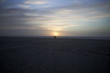 Silhouette of a Horserider in Sunset - Limited Edition of 10 thumb