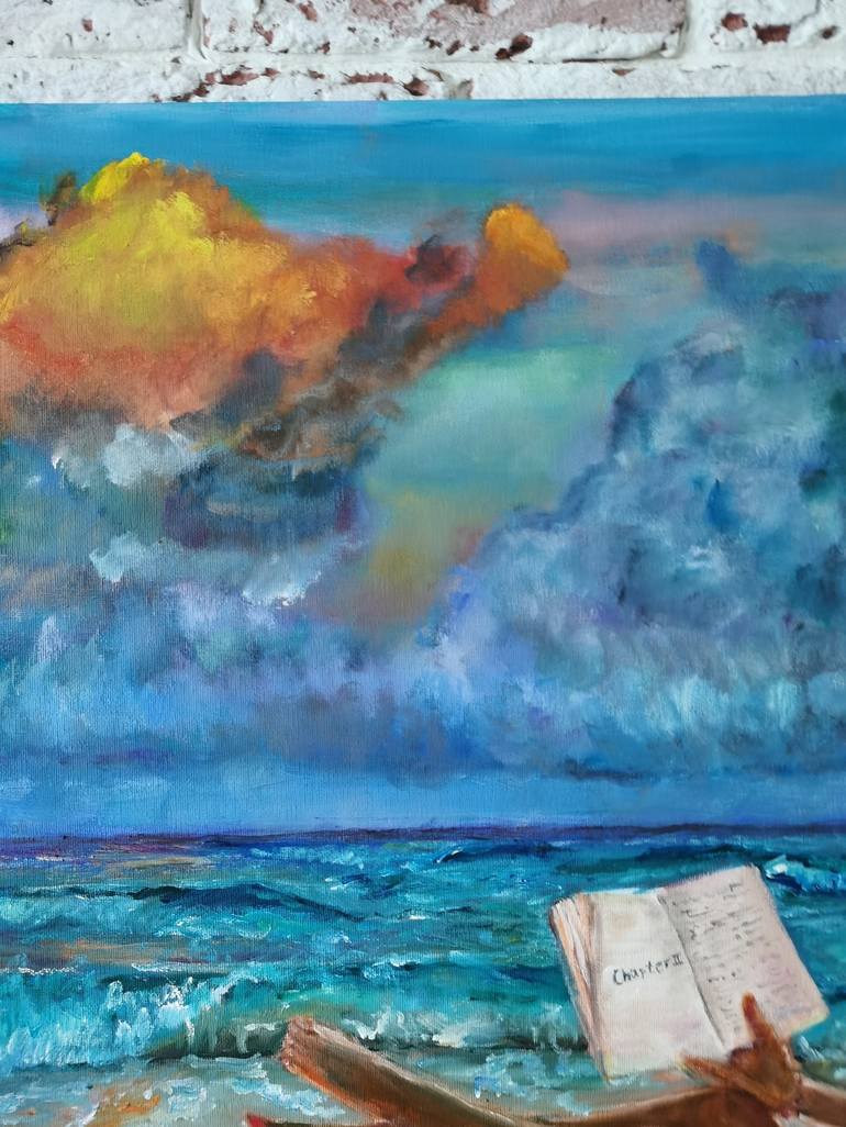 Original Seascape Painting by Polina Olekhnovich