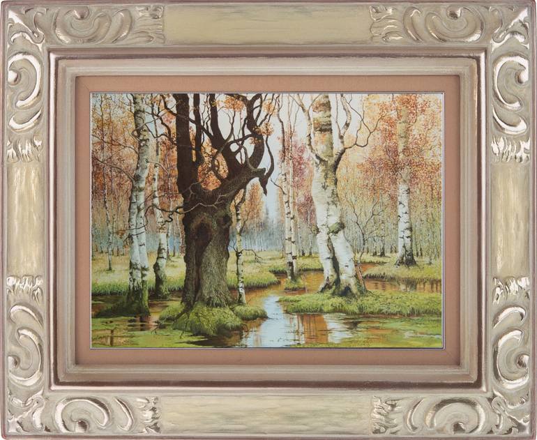 Original Fine Art Landscape Painting by Alevtina Pugina