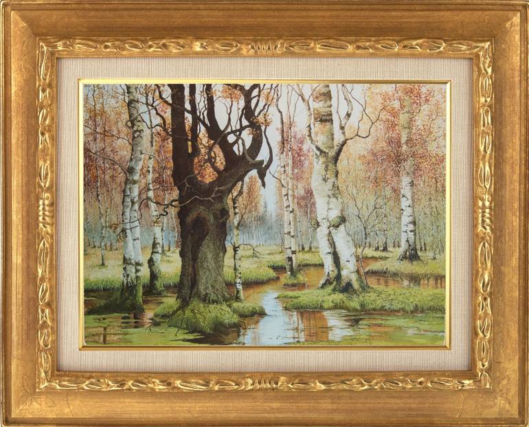 Original Fine Art Landscape Painting by Alevtina Pugina