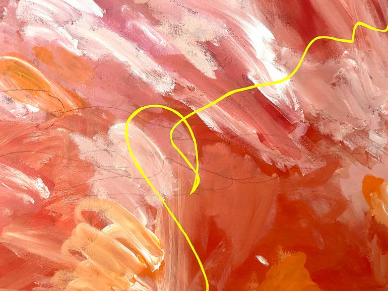 Original Abstract Expressionism Abstract Painting by Lirou Jane Foong
