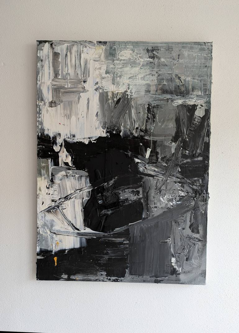 Original Abstract Expressionism Abstract Painting by Josef Thalhofer