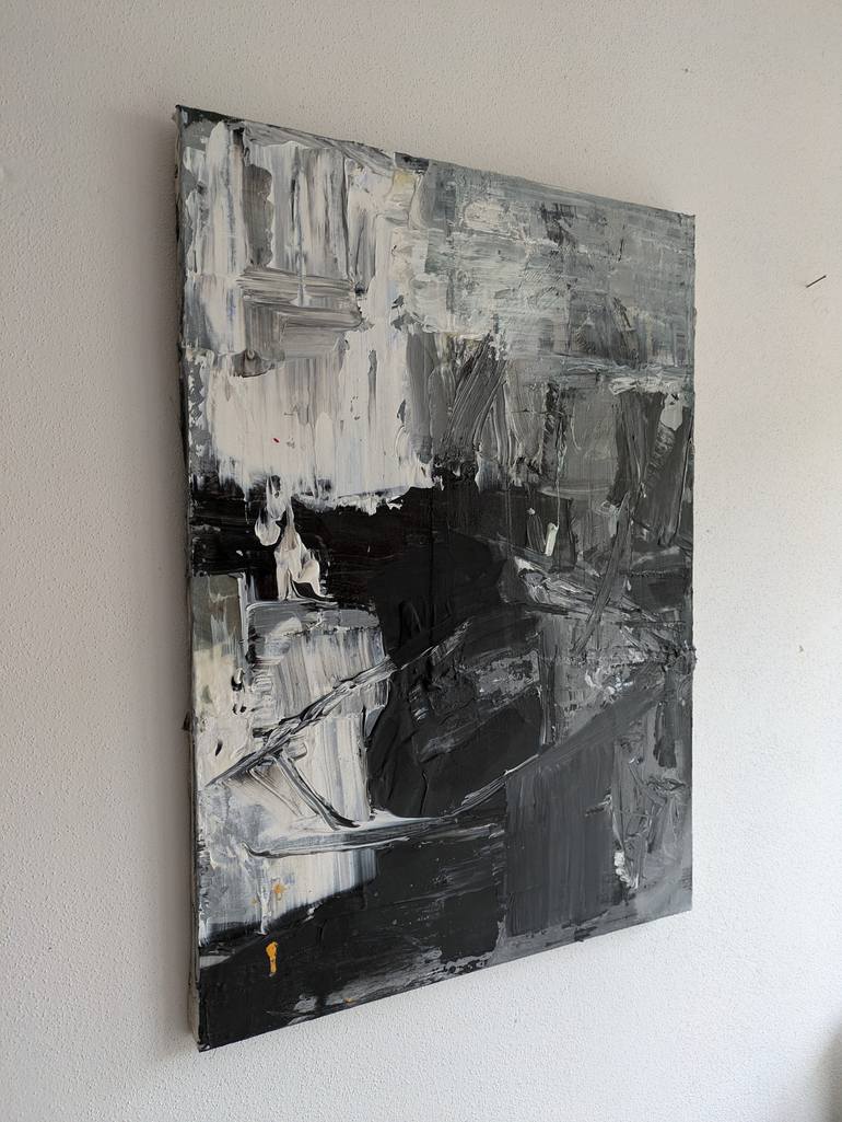 Original Abstract Expressionism Abstract Painting by Josef Thalhofer