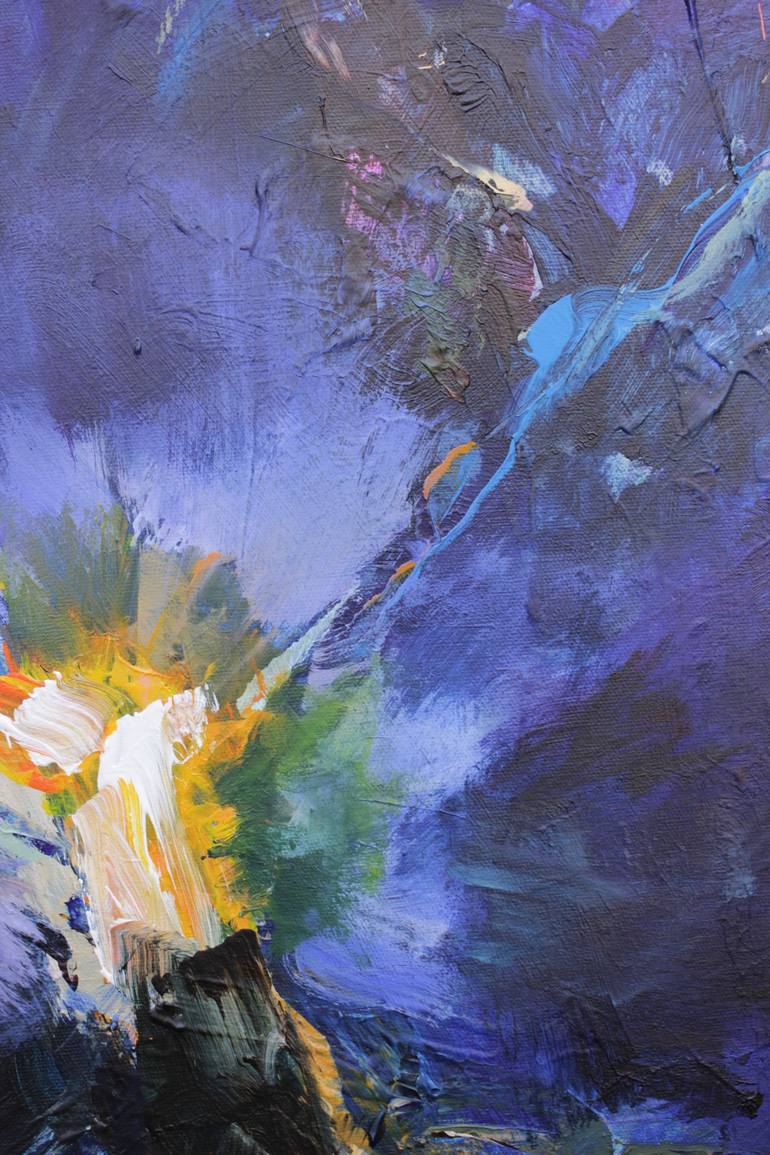 Original Abstract Expressionism Abstract Painting by Josef Thalhofer