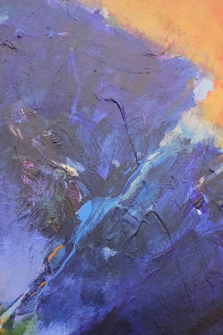 Original Abstract Expressionism Abstract Painting by Josef Thalhofer