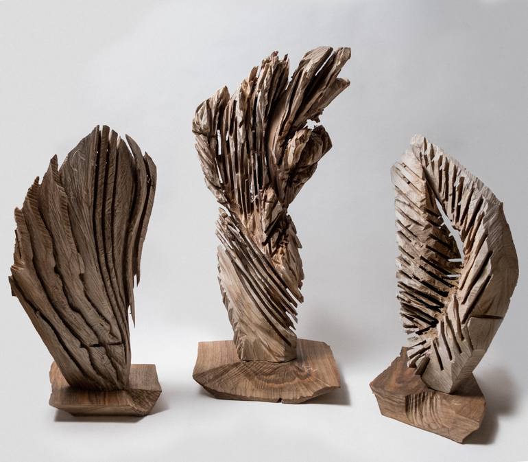 Original Abstract Expressionism Abstract Sculpture by Victor Mangeng