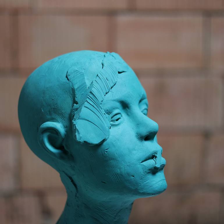 Original Contemporary People Sculpture by Victor Mangeng