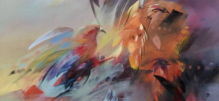 Original Contemporary Animal Painting by Luis Vargas B