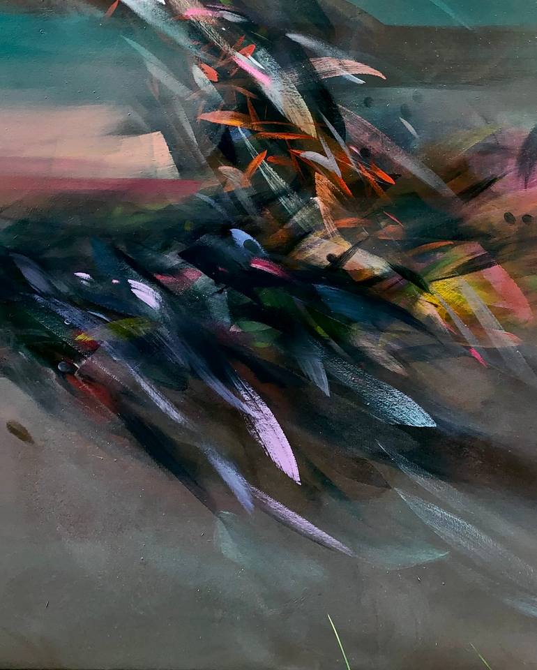 Original Abstract Painting by Luis Vargas B