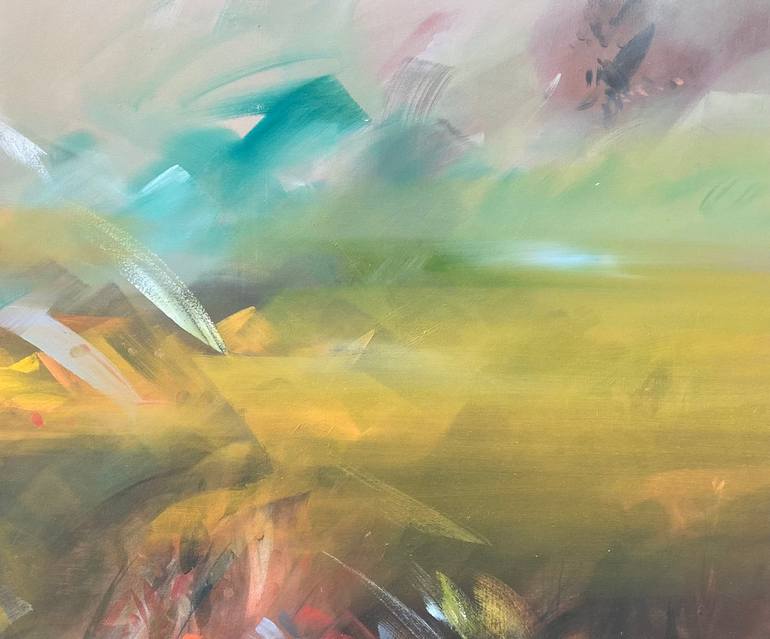 Original Conceptual Abstract Painting by Luis Vargas B