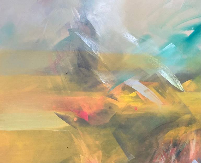 Original Conceptual Abstract Painting by Luis Vargas B