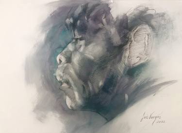 Original Figurative Men Drawings by luis Vargas B