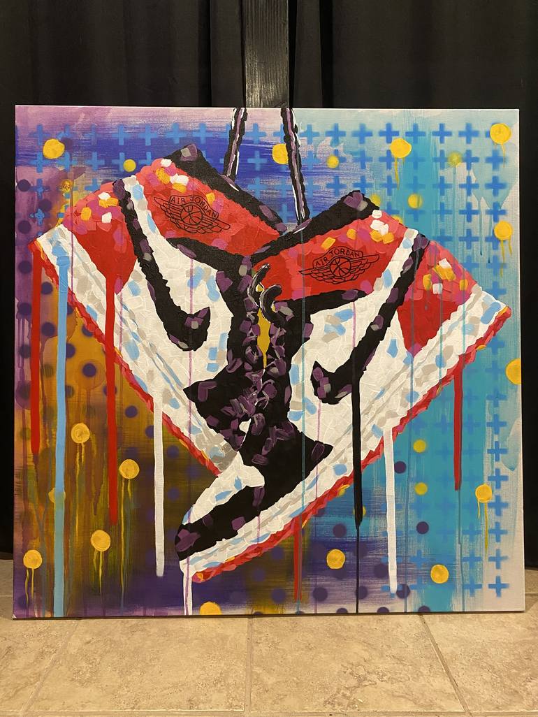 Original Pop Art Sports Painting by David Ruggeri