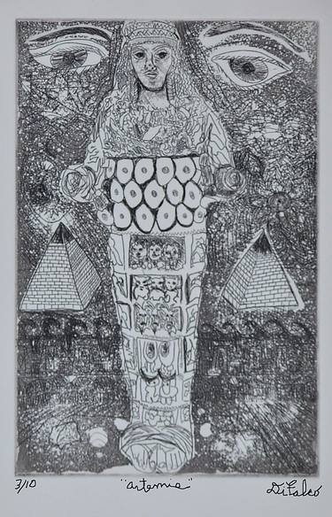 Print of Surrealism World Culture Printmaking by Jerry DiFalco