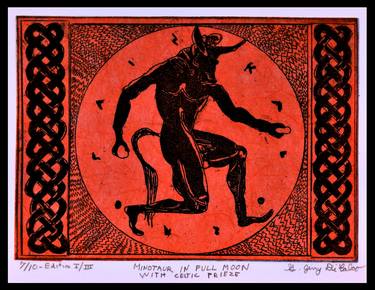 Print of Realism Classical mythology Printmaking by Jerry DiFalco