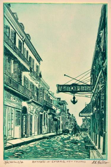 ANTOINE'S IN EMERALD, NEW ORLEANS 1880 thumb