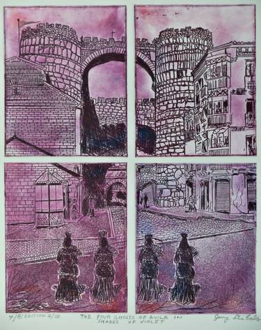 THE FOUR GHOSTS OF AVILA IN SHADES OF VIOLET thumb
