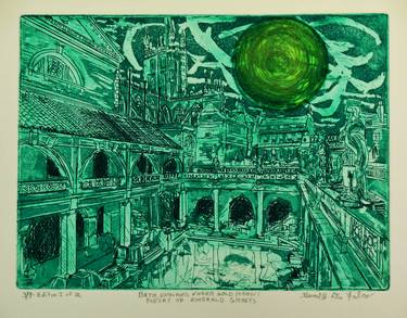 Print of Cities Printmaking by Jerry DiFalco