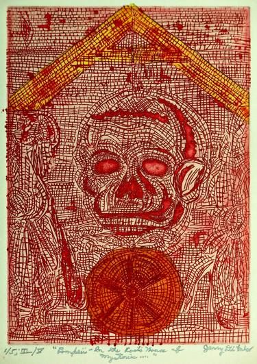 Print of Expressionism Mortality Printmaking by Jerry DiFalco