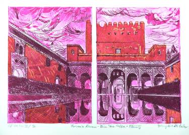 Print of Architecture Printmaking by Jerry DiFalco