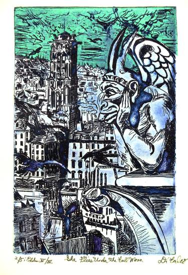 Print of Architecture Printmaking by Jerry DiFalco