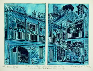Print of Cities Printmaking by Jerry DiFalco